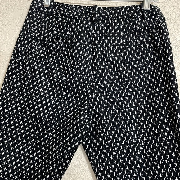 ANN TAYLO PETITE Black and White CAPRIS - Picture 7 of 10